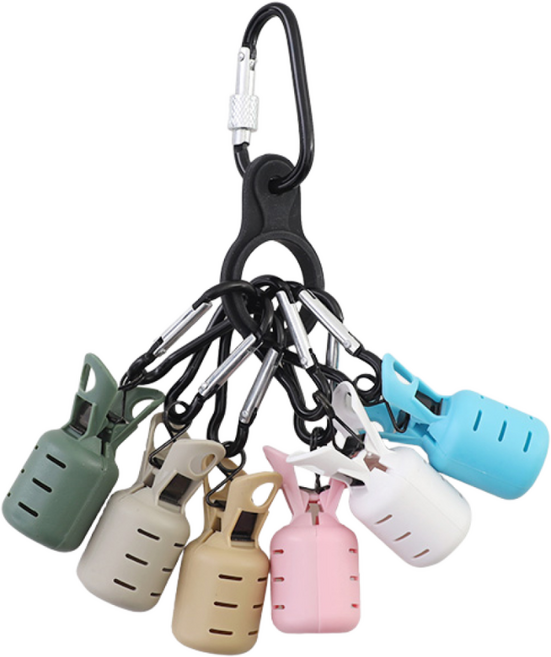 일루어 에기훅캡 카라비너세트 에기캡홀더 에기홀더, 1세트, 카고 멀티