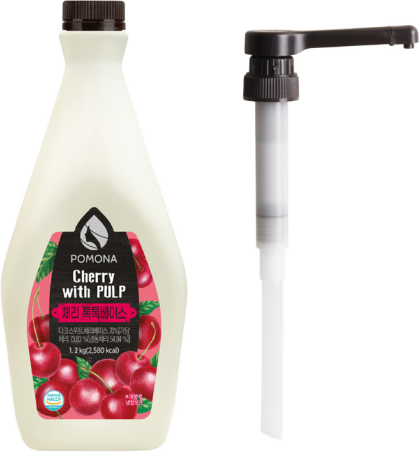 포모나 체리 톡톡베이스 1.2kg + 전용펌프 세트
