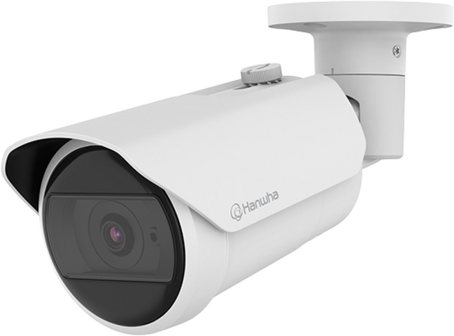 한화비전 QNO-C8023R (4mm) 500만화소 AI IP 네트워크 실외 CCTV 뷸렛 카메라