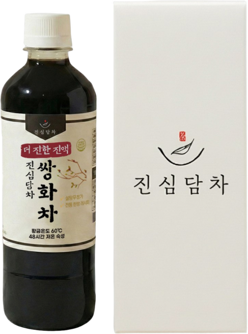 진심담차 쌍화차 진액 정읍 무설탕 수제 달임 전통차, 1개, 1개입, 530g