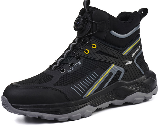 아우만 경량 작업화 다이얼 미끄럼방지 발목 보호 강화 하이탑 AW7929