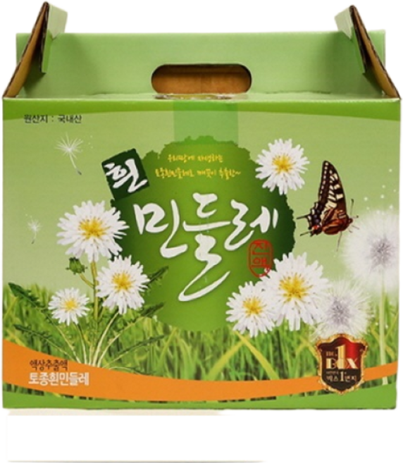 토종 흰민들레즙 진액 (100mlx60포x2박스) 국내산, 100ml, 120개