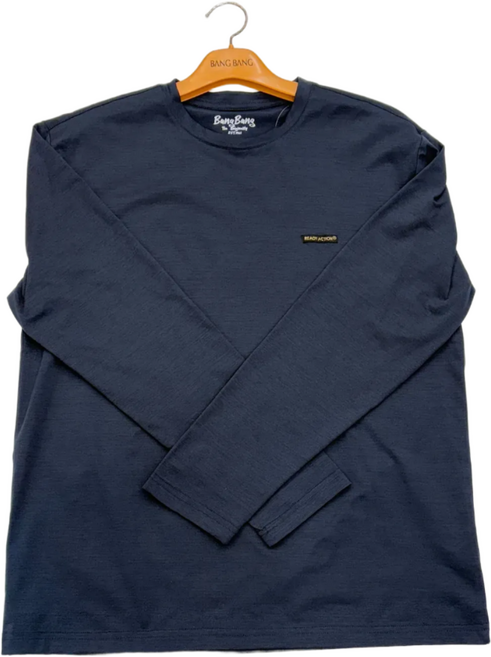 뱅뱅 기본 라운드 긴팔 티셔츠 NTM240 BTM240