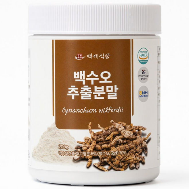 국내산 백수오 추출분말 200g HACCP 인증제품, 1개