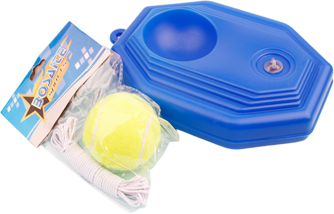 셀프 테니스 트레이닝 연습 리턴볼 세트, 혼합색상, 1개