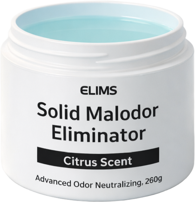 ELIMS 화장실 담배 집안 실내 겔타입 냄새제거 고체 탈취제, 260g, 2개