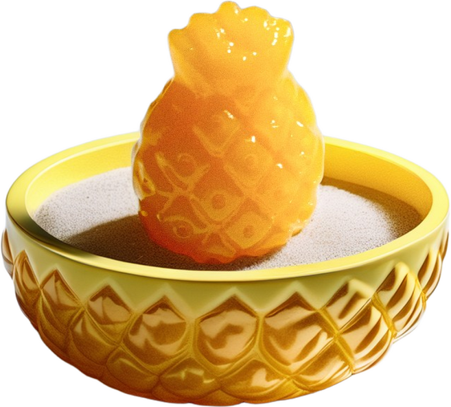 파인애플맛 젤리(대용량), 1개, 1kg