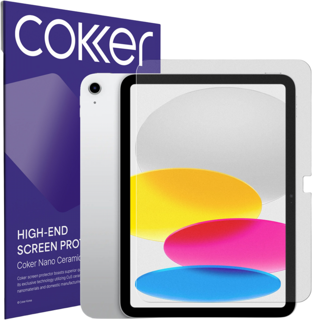 코커 아이패드 종이질감 블루라이트차단 저반사 지문방지 항균 액정보호필름, 1개