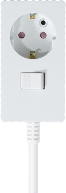 파워존 웨이브 자동소화 멀티탭 콘센트 화재예방 과부하차단 연장선 전기코드 1구 50cm 1.5m 3m 5m 7m 10m, 자동소화 1구 화이트, 1개