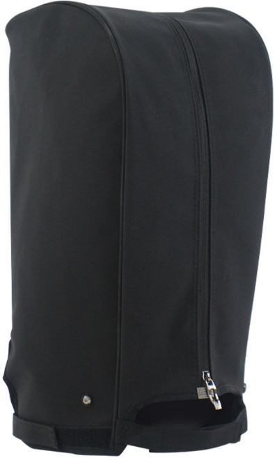 KDCO 캐디백 골프백 PU 가죽 벨크로 버튼 후드커버, 블랙