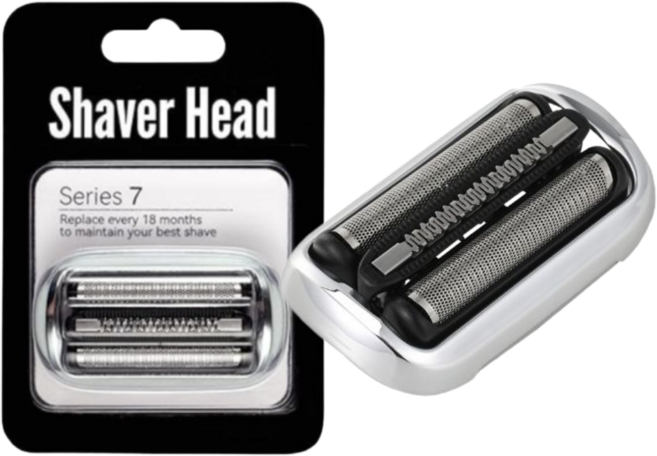 [위티] 호환 브라운 전기면도기 신형 S5 S6 S7 73S 면도날 날망 헤드, 73S면도날, 2개, 실버