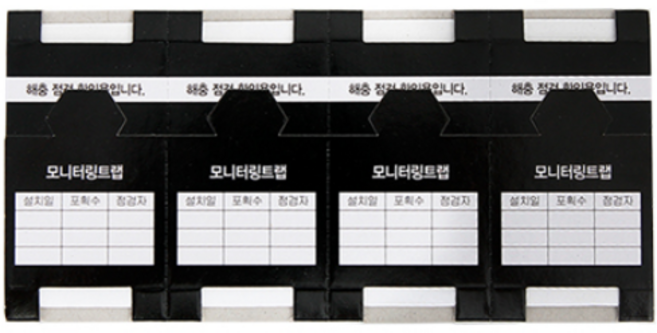 바퀴트랩 100장(400개입) 바퀴끈끈이 모니터링트랩, 100세트, 1ml