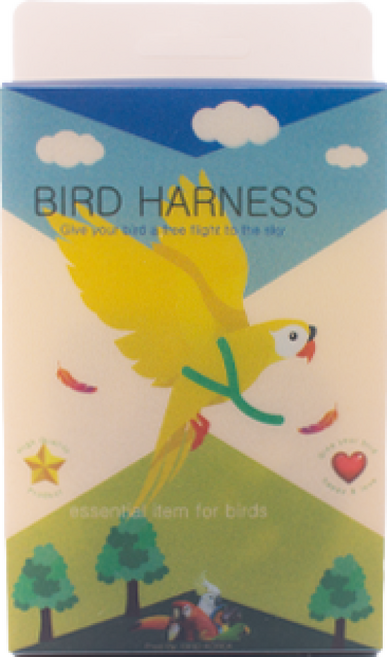 앵무새 버드 하네스 P XS S M 사이즈 가능 새 앵무새 몸줄 하네스 용품, XS(X-Small), 1개