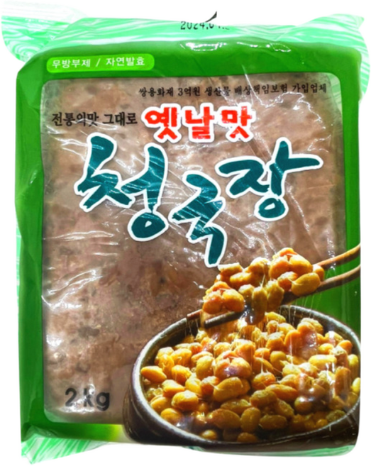 (광산식품) 청국장 2k ( 냉동포장 + 아이스팩 포함 ), 2kg, 1개
