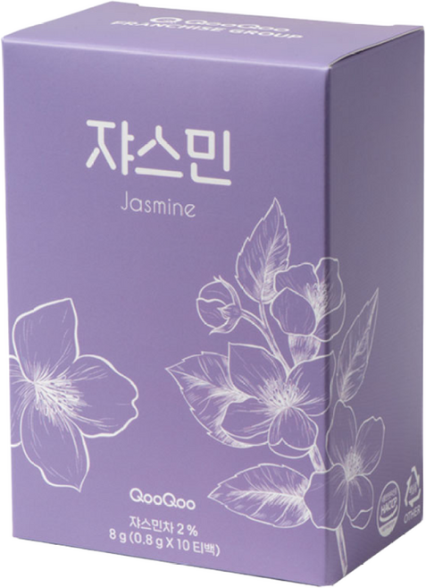 쿠우쿠우 비밀의 쟈스민 허브차 10티백, 단품, 1개