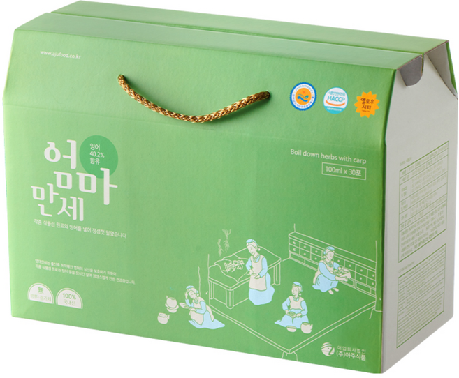 엄마만세 산모 잉어즙, 30개, 100ml