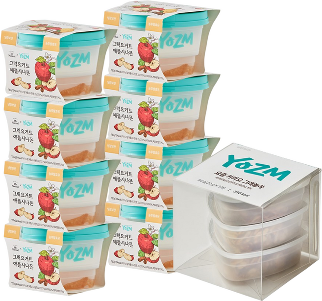 마이노멀x요즘 애플시나몬 130g 8개+카카오그래놀라 3입 (20g x 3개) 1개