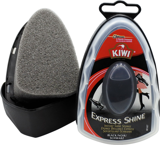 (키위/바마) 스피드스폰지 구두약 광택 코팅