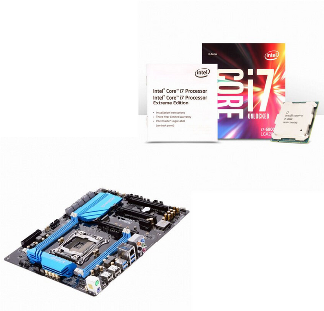 ASRock X99 Extreme3 메인보드+인텔 i7-6800K CPU 번들