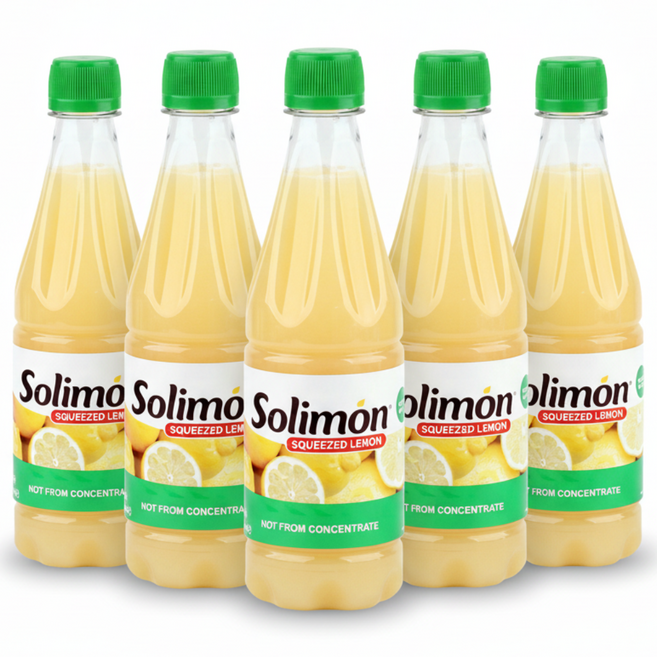 솔리몬 스퀴즈드 레몬즙, 500ml, 5개