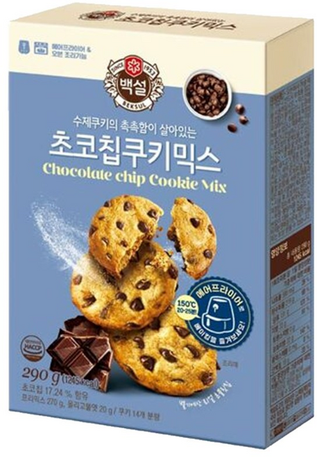 백설 초코칩 쿠키 믹스, 290g, 1개