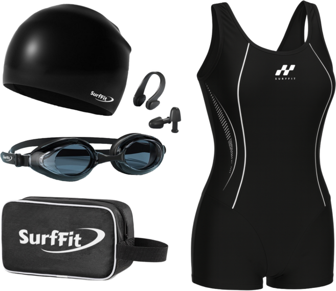 써핏 여성 2부 U백 실내 원피스 수영복 6종 세트 SFSW021