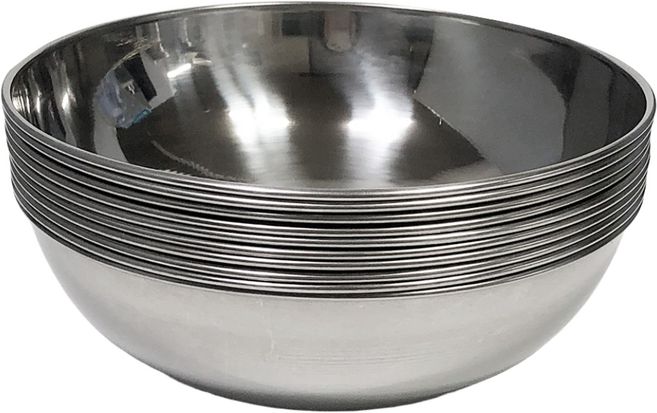 한국 후지비빔기(특대21cm) x(10개) 비빔그릇 스텐비빔, 10개