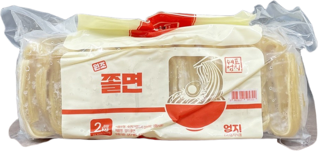 엄지 쫄면사리2kg 10인분 대용량 업소 전문점용, 10개, 2kg