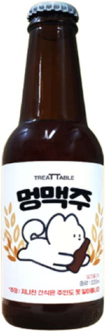 트릿테이블 멍맥주 220ml [강아지 전용 맥주], 1개