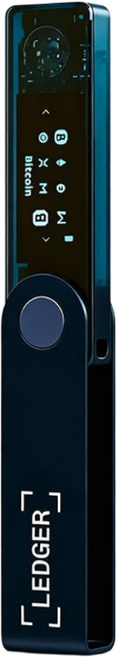 레저 나노 X Ledger Nano X Cryptoe Wallet 암호화폐 지갑 콜드월렛 Bluetooth 하드웨어 지갑 Sapphire Blue 정품 미개봉, 1개
