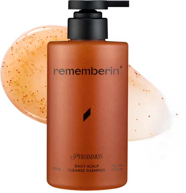 리멤버린 단감 샴푸 정수리냄새 노네랄 노인냄새 땀냄새 체취제거 데오드란트 샴푸, 1개, 500g