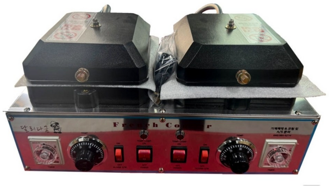 와플기계2구세트 업소용