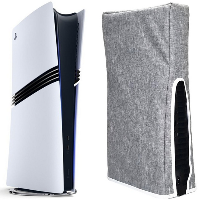 플스5 프로 먼지방지 더스트 커버, 1개, 그레이, 타워형