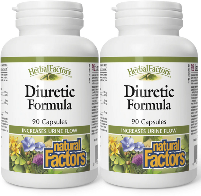 천연 허브 이뇨제 90캡슐 Diuretic Formula 네추럴팩터스 캐나다 직구, 90정, 2개