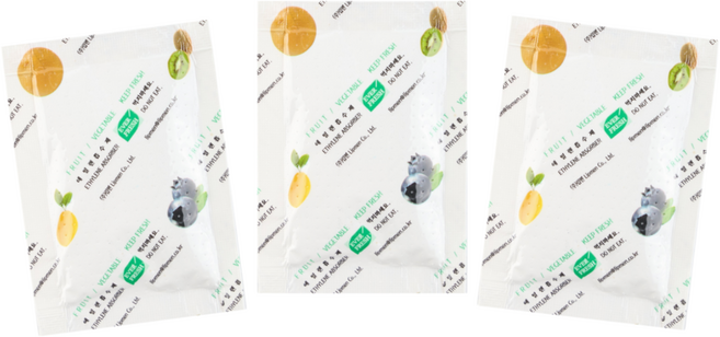 과일 야채 보관 부패방지 채소 신선 보관 에틸렌가스흡수제 20개 (2개씩 진공 포장), 7g, 600개