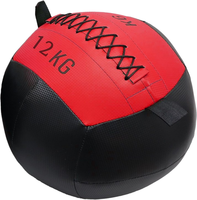 헬스몬 월볼 메디신볼 메디슨 슬램볼 웨이트볼 크로스핏 1kg-12kg, 1개, 빨강