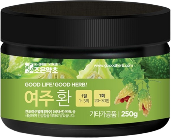 조은약초 프리미엄 여주환, 1개, 250g