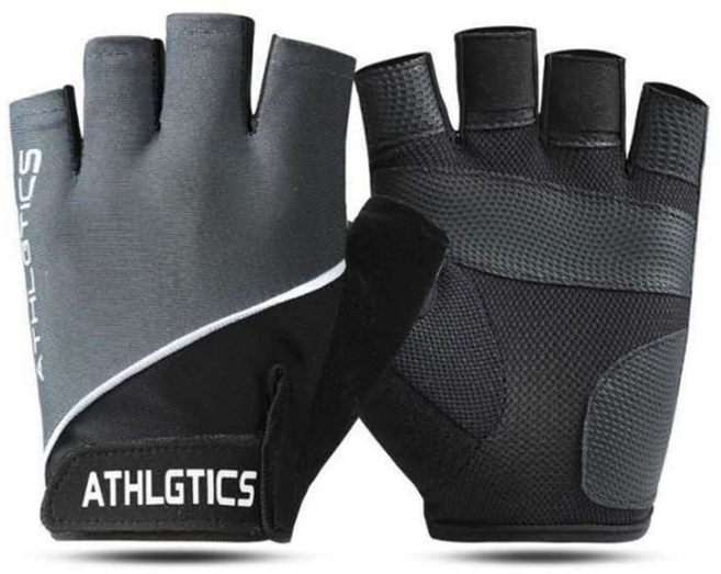 아이앤트 여성용 공용 스포츠 헬스 웨이트 장갑 양손 세트, 블랙