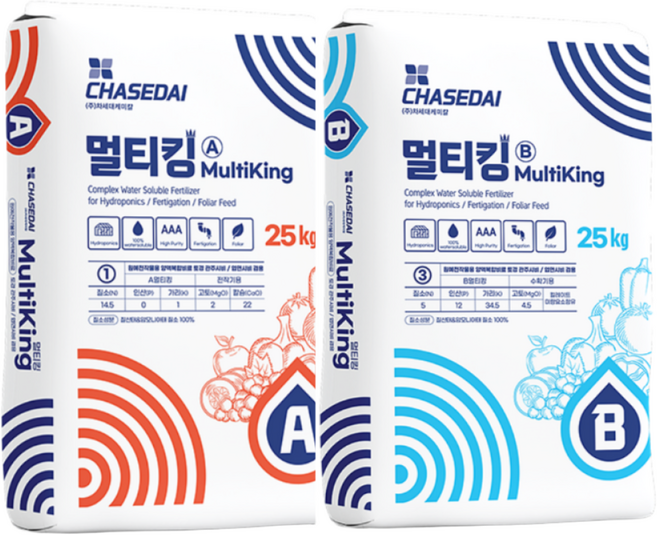 멀티킹 25kg 신개념 양액비료 AB통당 각 2포 수용성 관주용비료, A통전작기(14.5-0-1), 1개