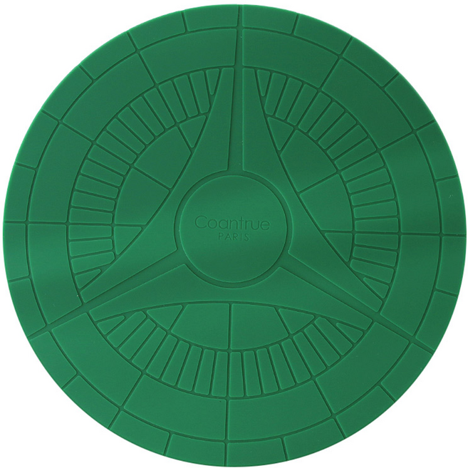 꼬앙뜨로 국산 파리쉐이드 두꺼운 인덕션 보호매트 대형 24cm, 1개, 모스그린