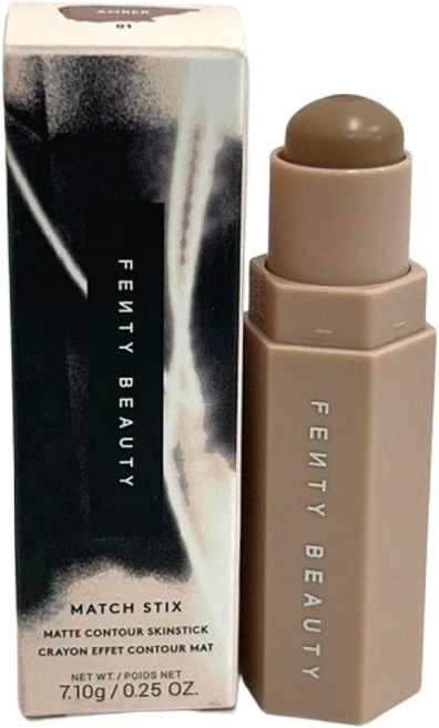 Fenty Beauty Rihanna Match Stix 매트 컨투어 스킨스틱 앰버 2 0.25온스 7.10g, 1) Amber - 1 Ounce Pack of 1, 1개 - 쿠팡