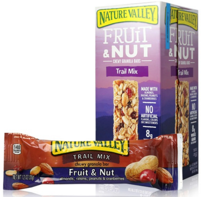 [코스트코]루고 Nature Valley 트레일 믹스 바 영양바 단백질바 35그램x (총48개임), 1.6kg, 1개