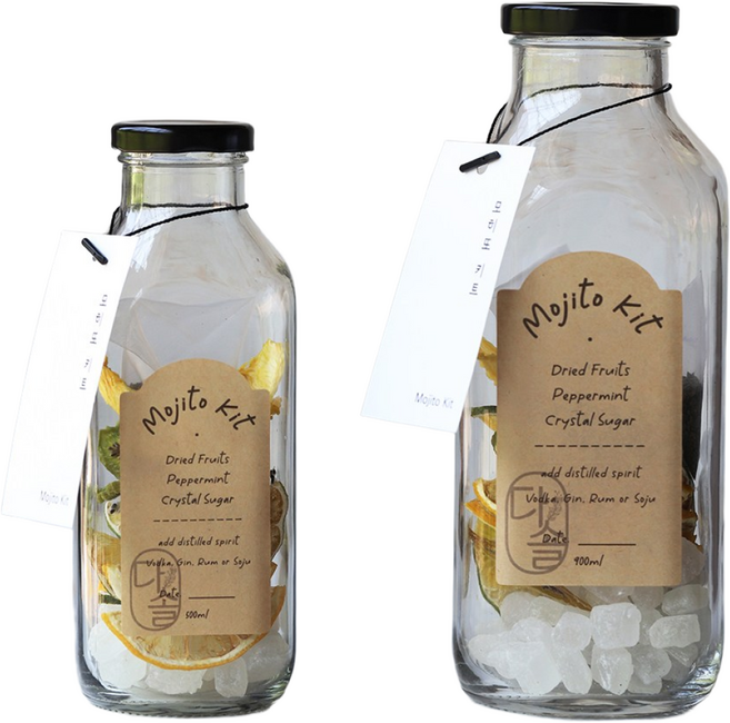 다솔 모히또 키트 모히토 담금주 만들기, 1개, 500ml, 1개