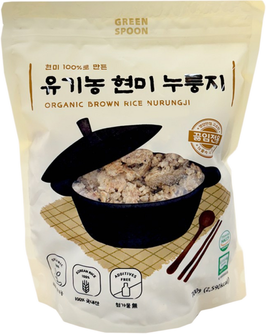 [초록숟가락] 유기농 현미100% 누룽지 700g, 1개