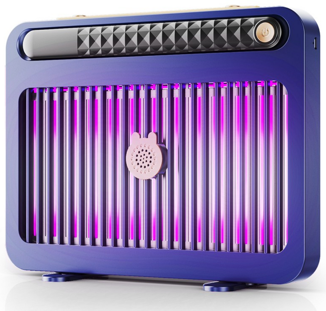 CCAGU 전기 모기퇴치기 포충기 LED 무소음 가정용 살충기 벌레 날파리 해충퇴치기, BG008(블루)