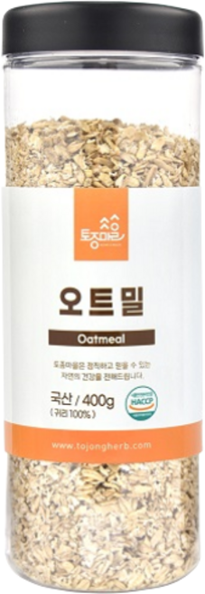 [토종마을] HACCP인증 국산 오트밀 400g, 1개