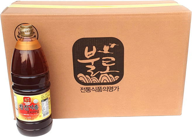 불로 프리미엄 참진기름 향미유 맛기름, 10개, 1.8L