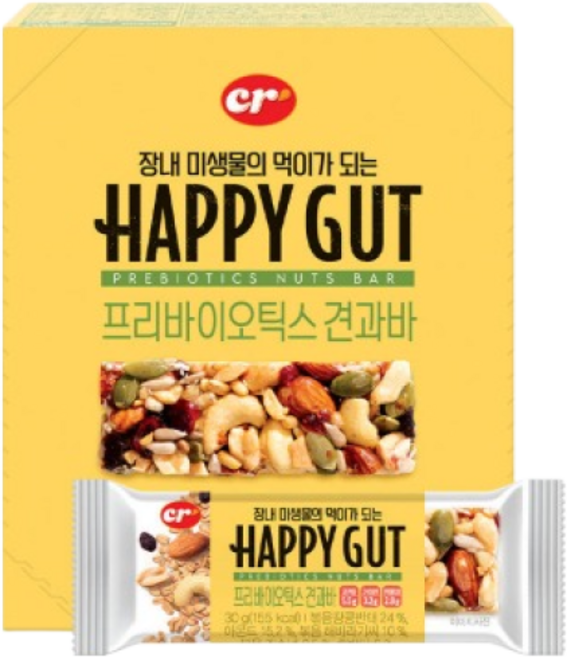 씨알로 해피갓 프리바이오틱스 견과바 12p, 1개, 360g