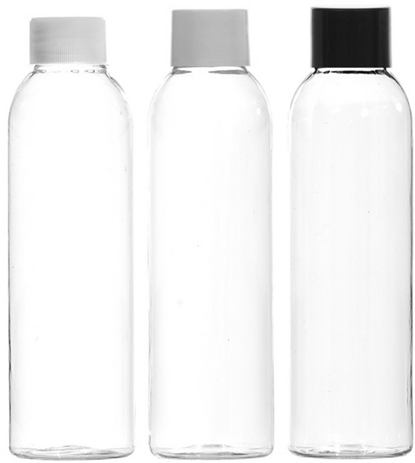 [묶음 1-10개] 단마개 용기 120ml 150ml 200ml 250ml 300ml 500ml 막캡 페트병 허브스프레이공병, 120ml투명용기 흰색캡, 1개