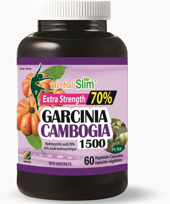 허벌슬림 가르시니아 캄보지아 70% HCA 750mg 60식물성캡슐 캐나다 직구, 1개, 60정